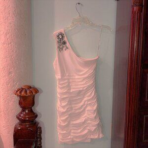 Nikibiki | Ruched One Shoulder Mini Dress | Size Medium